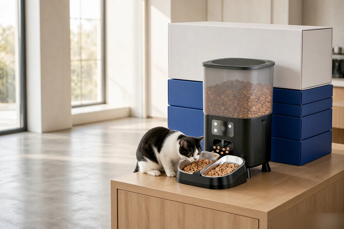 Custom OEM Smart Feeder for a European Pet Brand