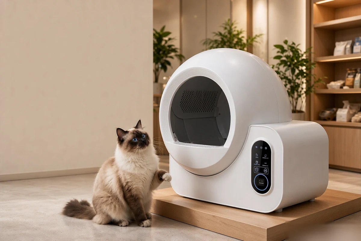 Self-Cleaning Litter Box in Premium Retail Channels