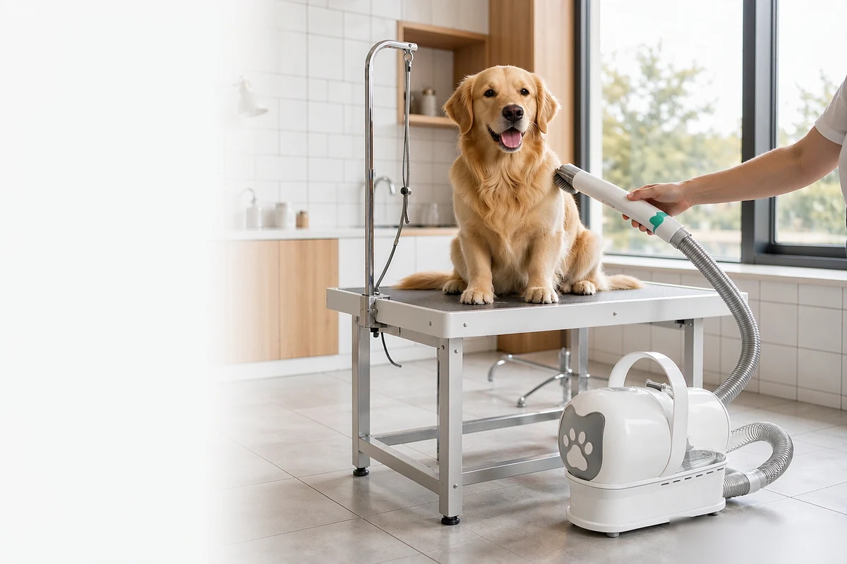 Grooming Vacuum Kit for Pet Grooming Chains