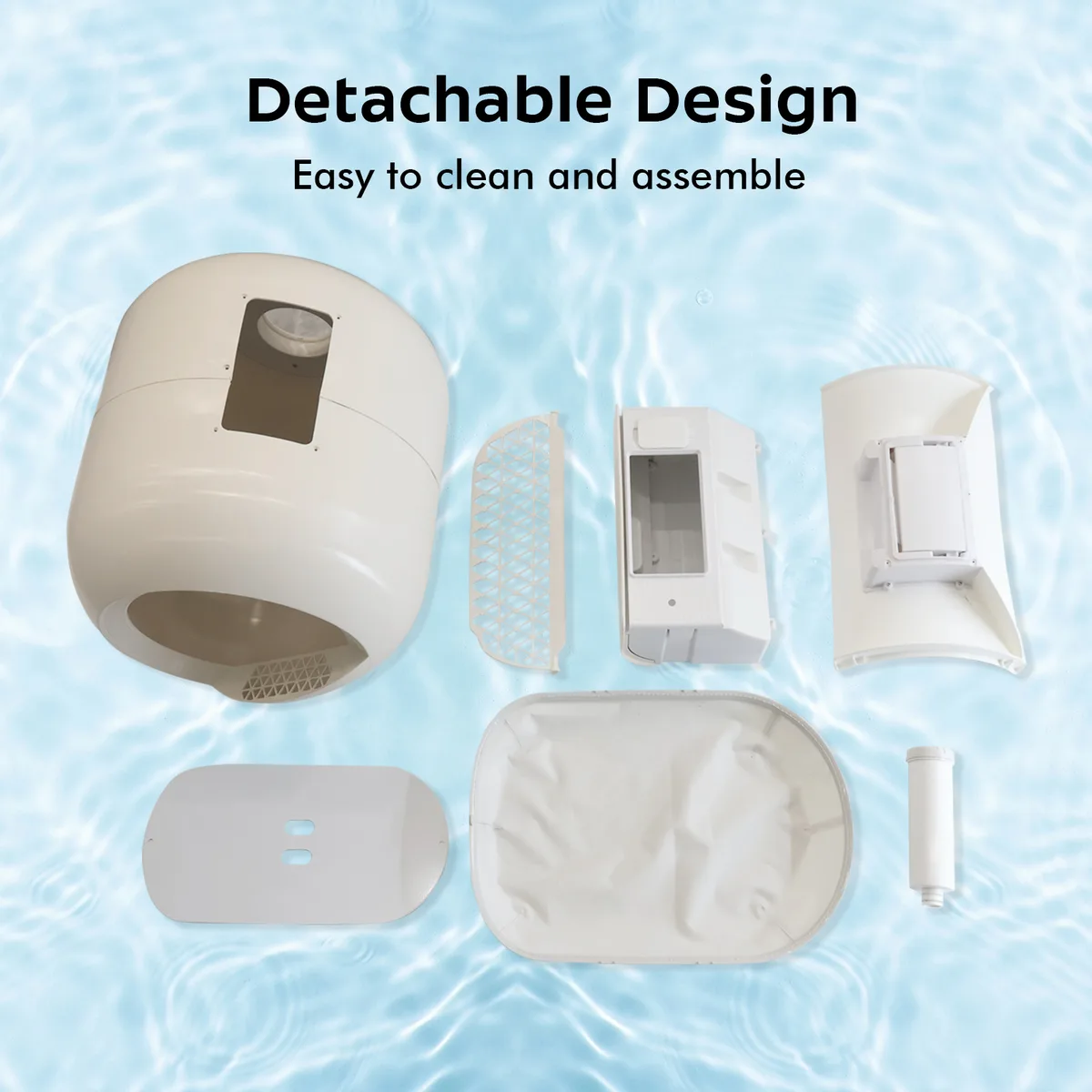 Wholesale 70L Self-Cleaning Litter Box, App Control (SKU ALB-01) - detail