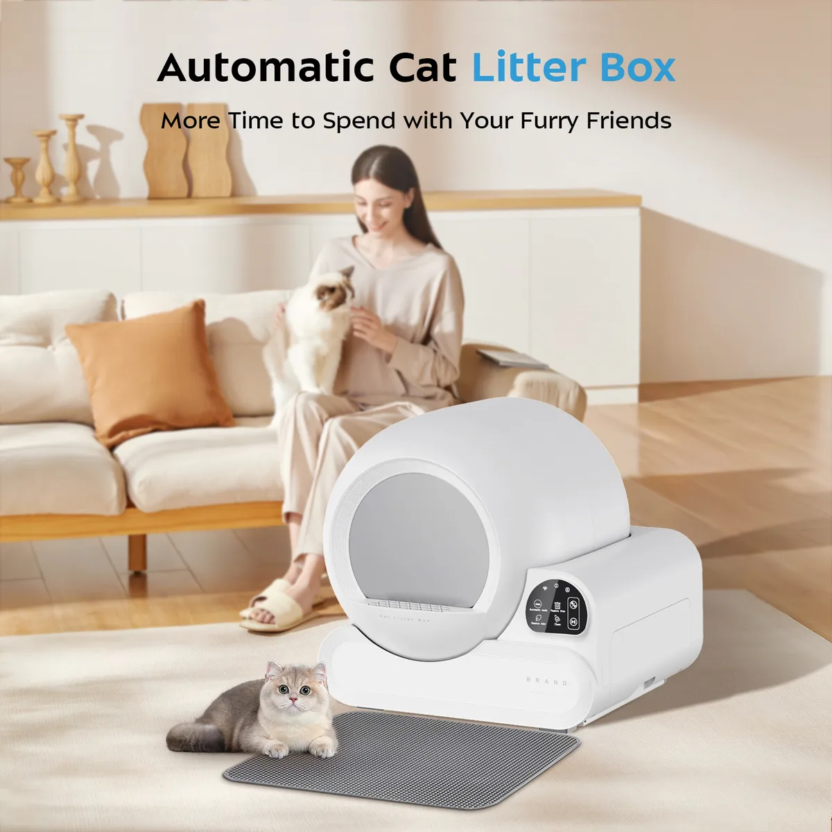 Wholesale 70L Self-Cleaning Litter Box, App Control (SKU ALB-01) - detail