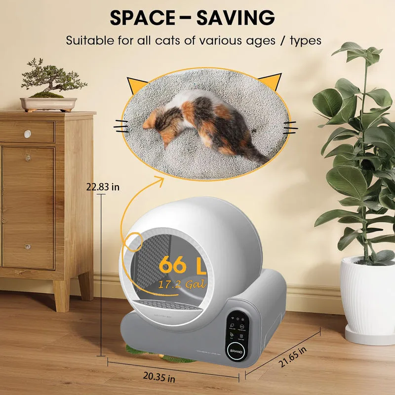 Wholesale 70L Self-Cleaning Litter Box, App Control (SKU ALB-01)