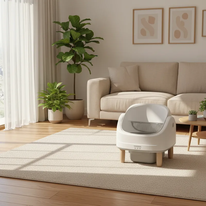 Open-Top Smart Litter Box 70L — Bulk Orders, MOQ 50 (ALB-02) - detail