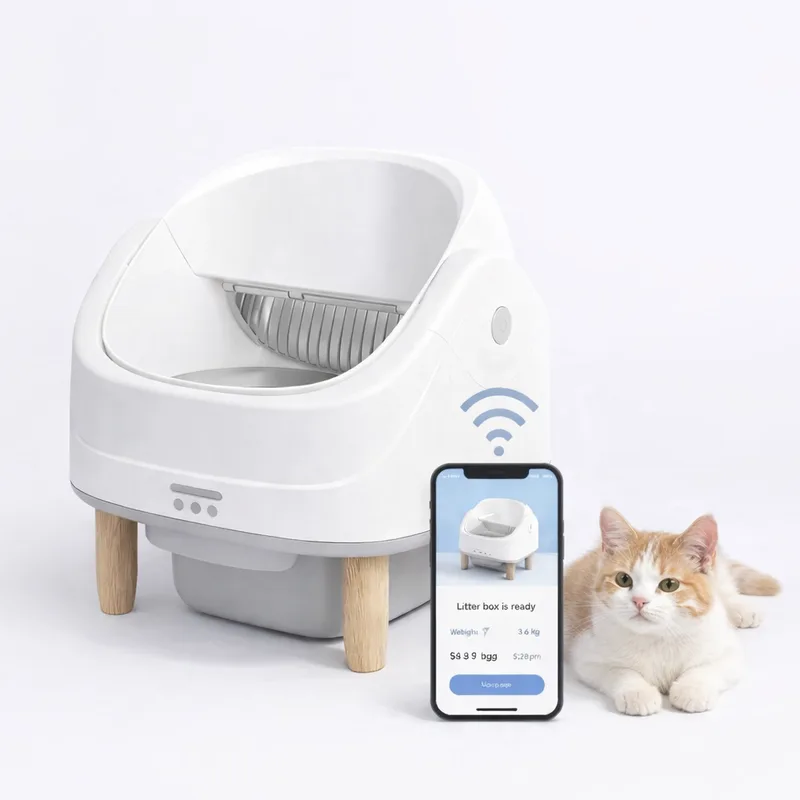 Open-Top Smart Litter Box 70L — Bulk Orders, MOQ 50 (ALB-02)