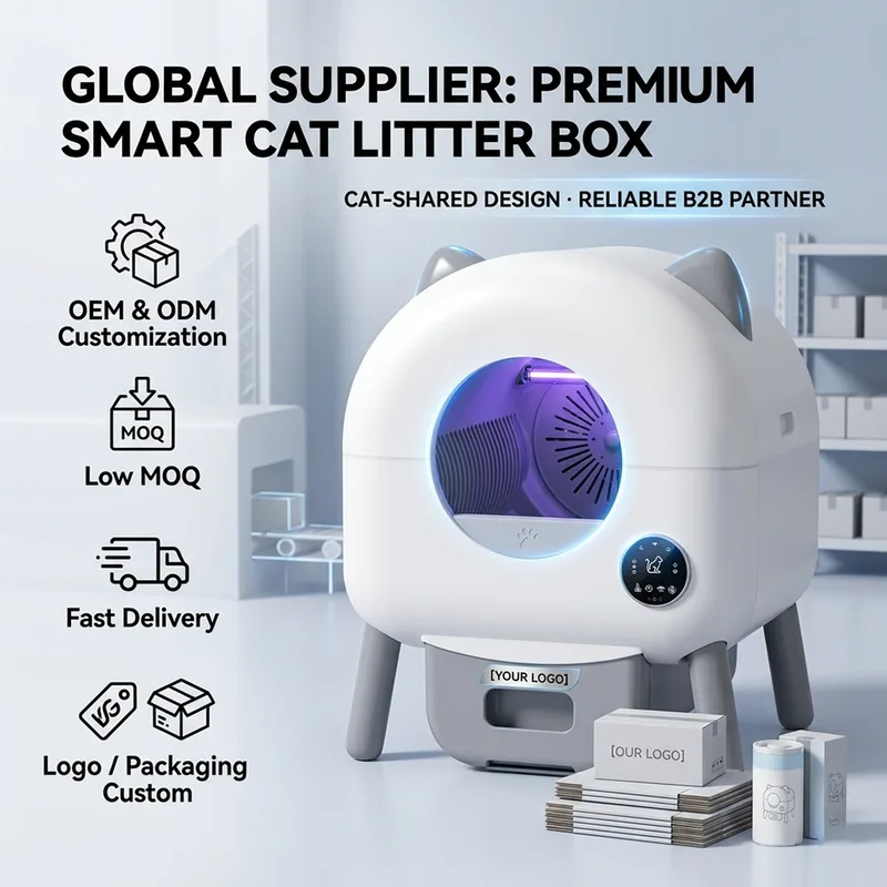 OEM Automatic Cat Litter Box with Odor Control (ALB-03) - detail