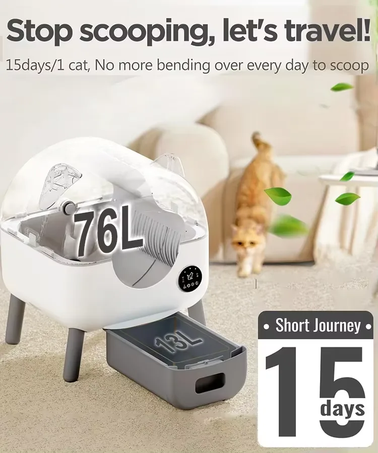 OEM Automatic Cat Litter Box with Odor Control (ALB-03) - detail