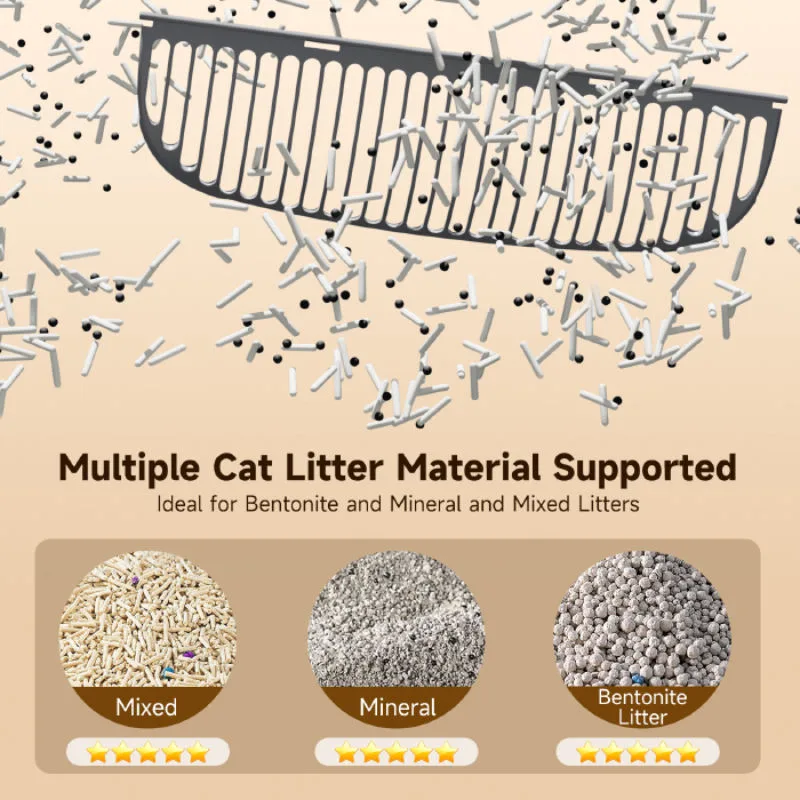 Compact 35L Self-Cleaning Litter Box with Sensors (ALB-05)