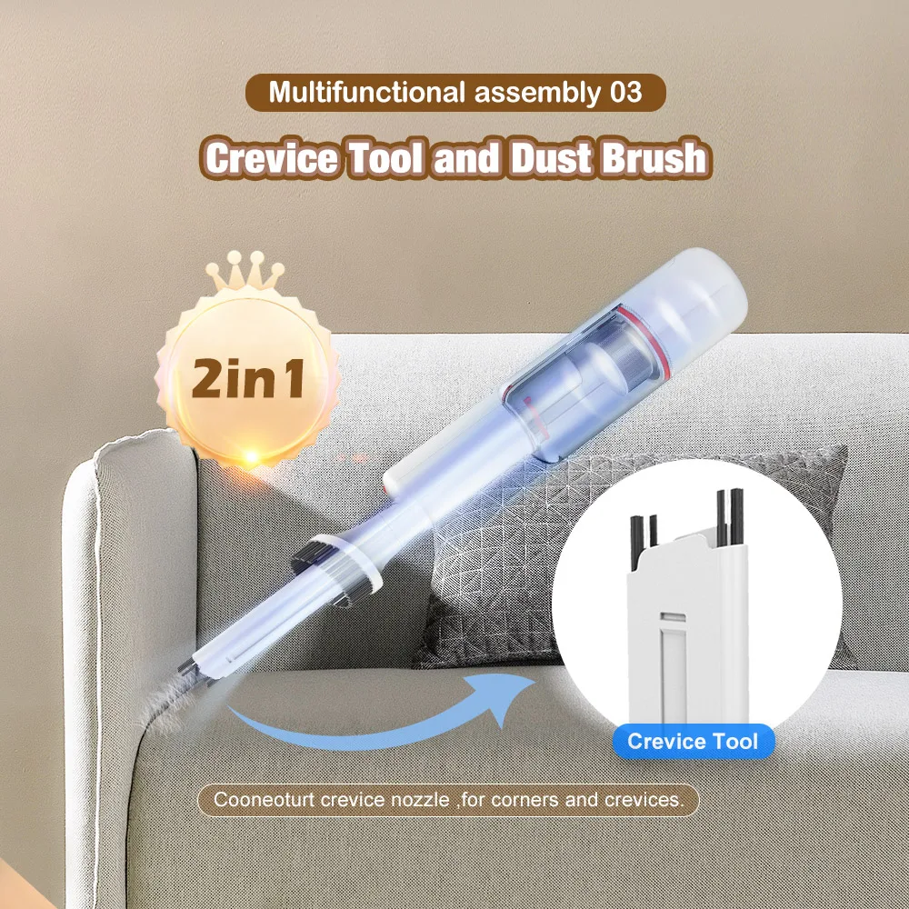Cordless Pet Grooming Vacuum Brush, 100W BLDC (PB-02) - detail