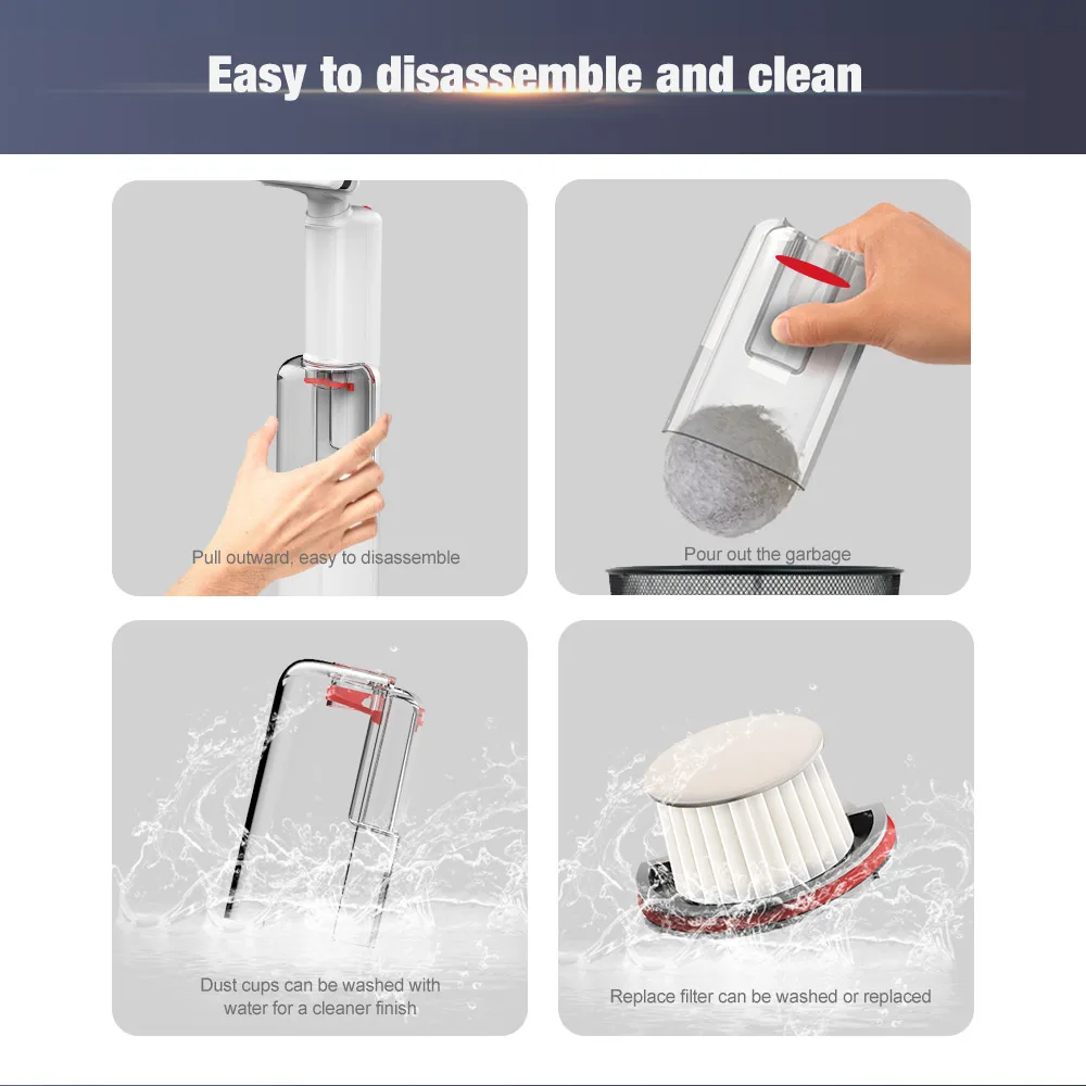 Cordless Pet Grooming Vacuum Brush, 100W BLDC (PB-02) - detail