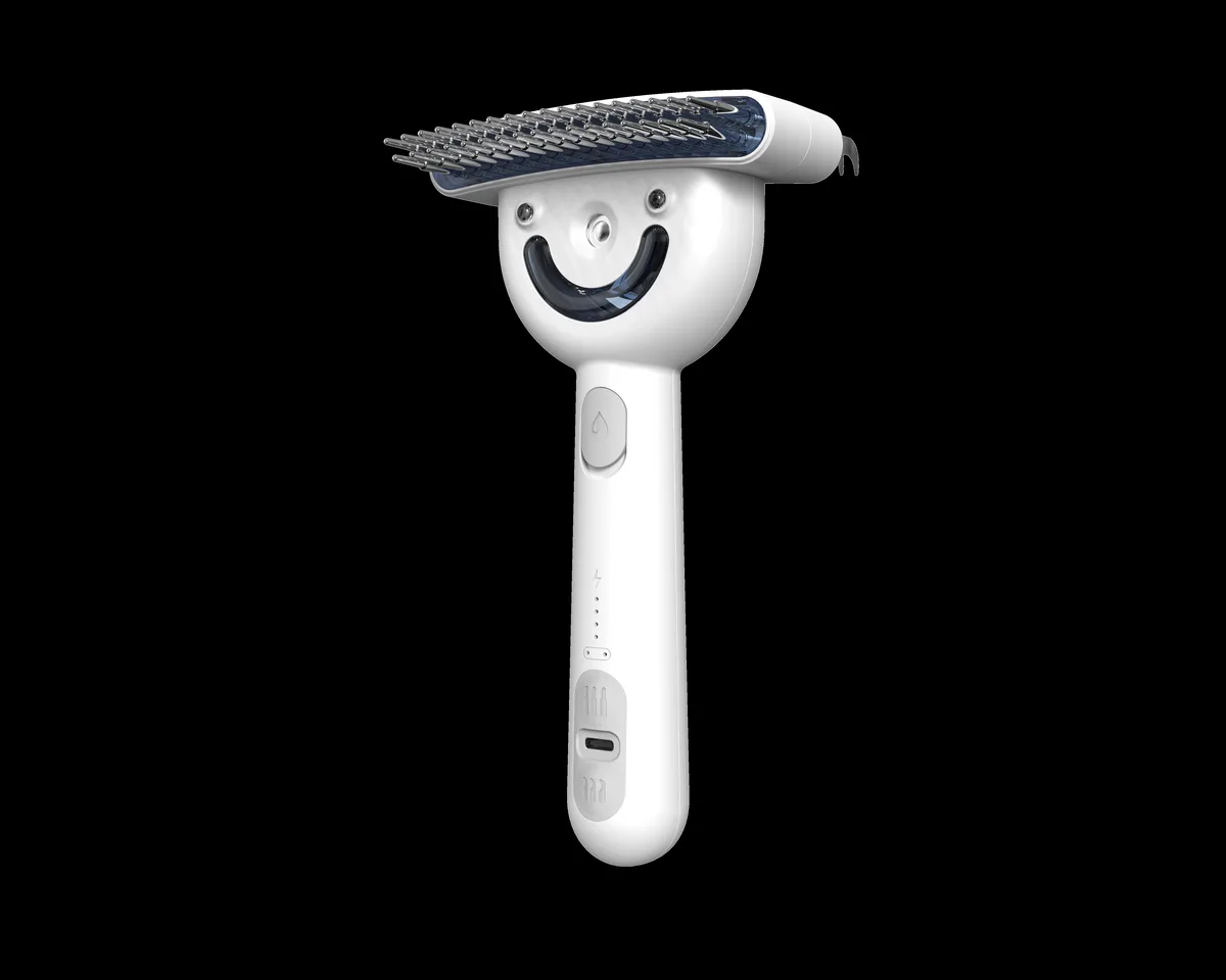 Double-Sided Steam Pet Brush, Rechargeable (PB-03) - detail