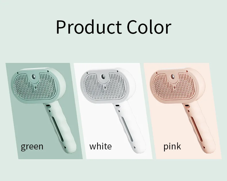 Corded Steam Cat Comb for Deshedding (PB-04) - detail