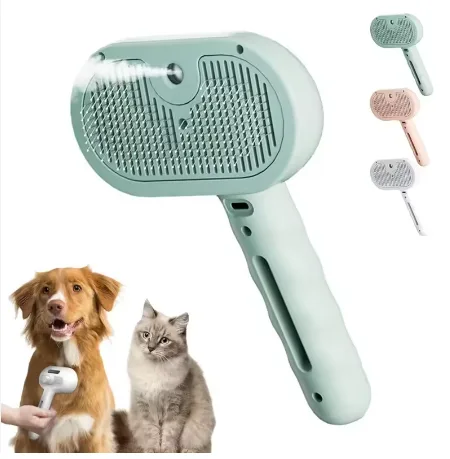 Corded Steam Cat Comb for Deshedding (PB-04)