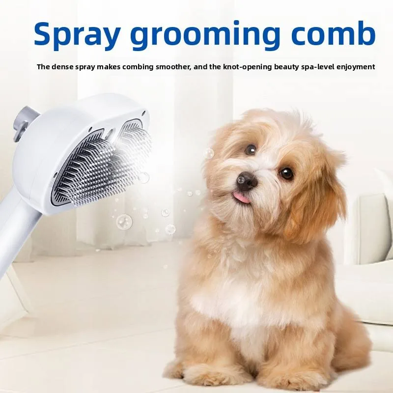 Water-Mist Cat Grooming Comb, Anti-Flyaway (PB-05)