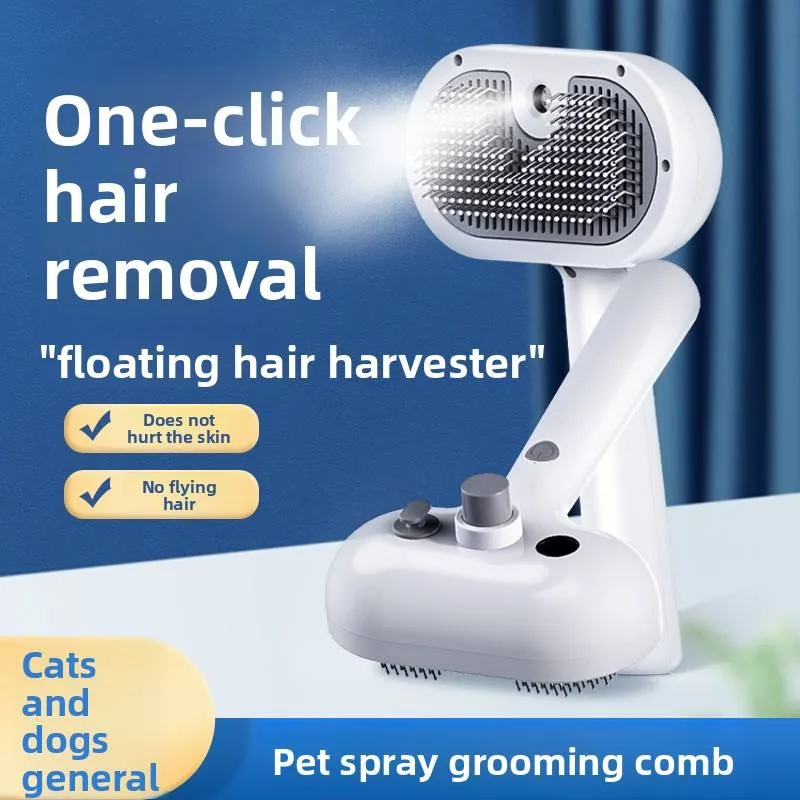 Water-Mist Cat Grooming Comb, Anti-Flyaway (PB-05)
