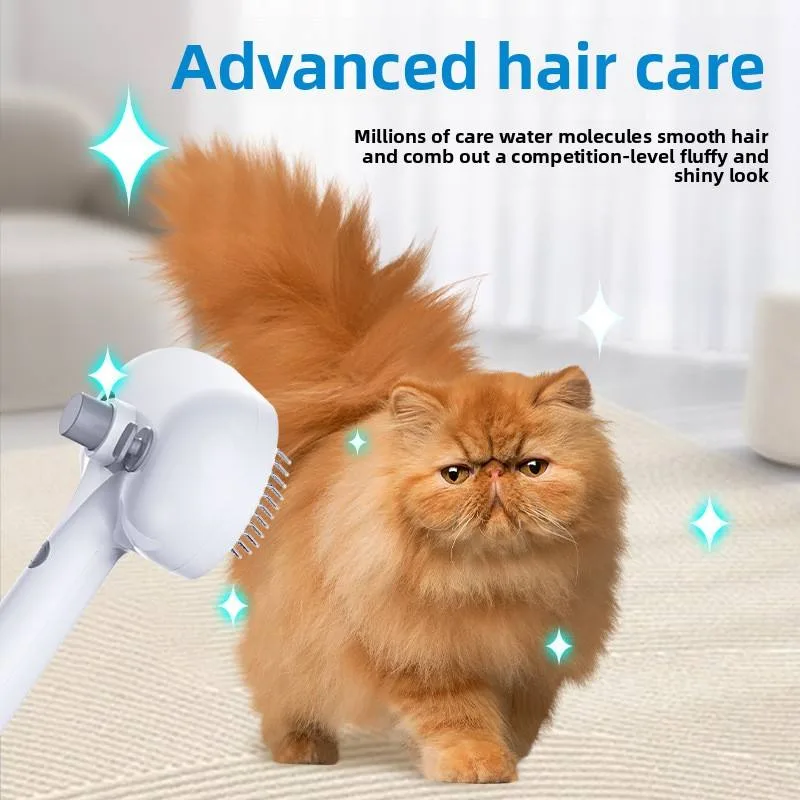 Water-Mist Cat Grooming Comb, Anti-Flyaway (PB-05)
