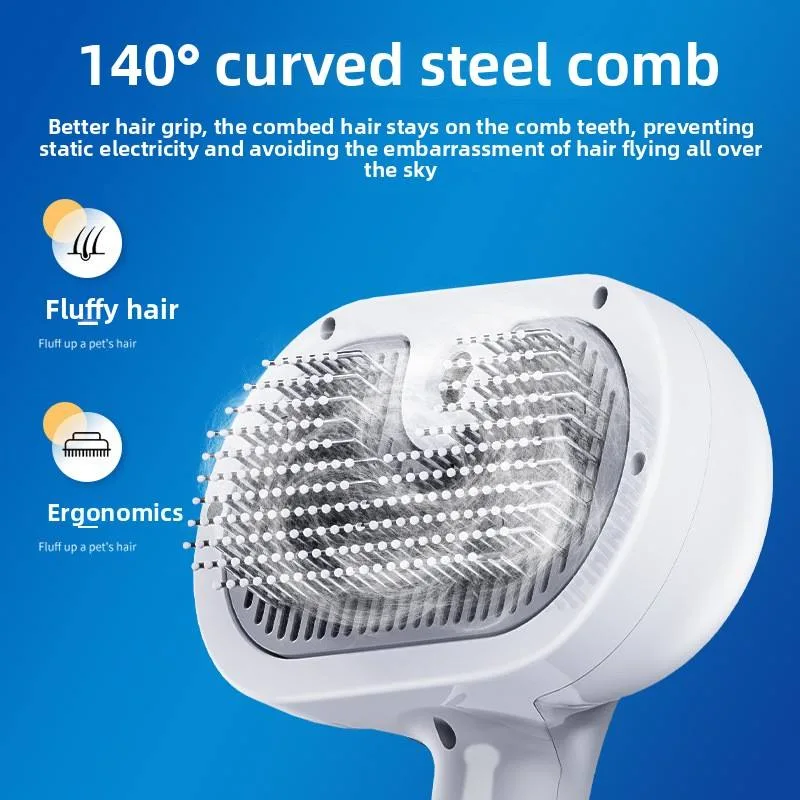 Water-Mist Cat Grooming Comb, Anti-Flyaway (PB-05)
