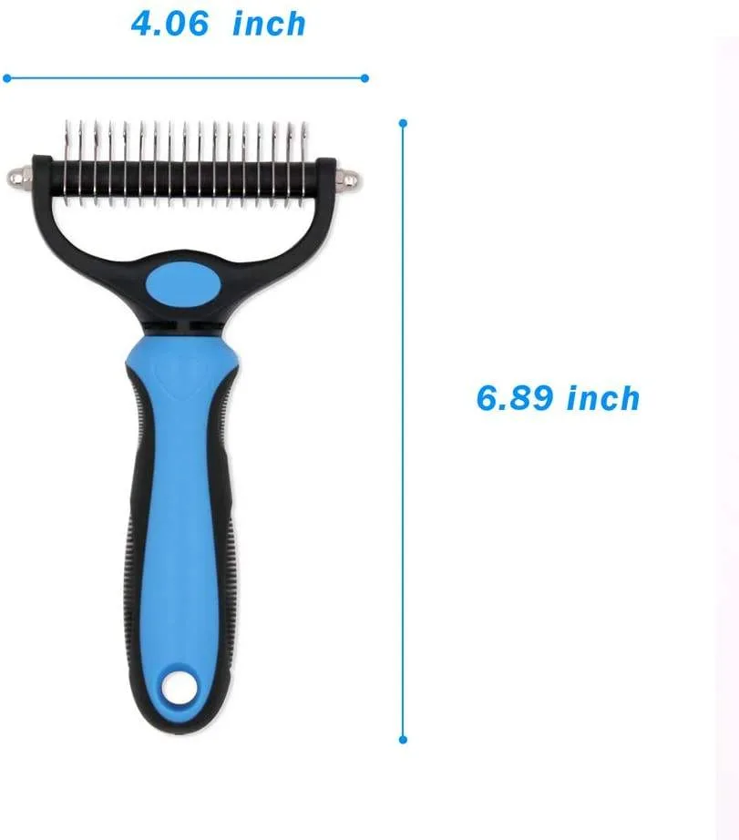 Double-Sided Dematting Comb for Dogs, Cats (PB-09) - detail