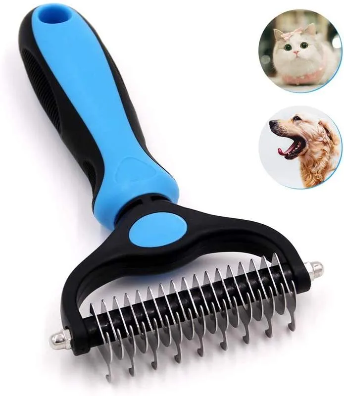 Double-Sided Dematting Comb for Dogs, Cats (PB-09)