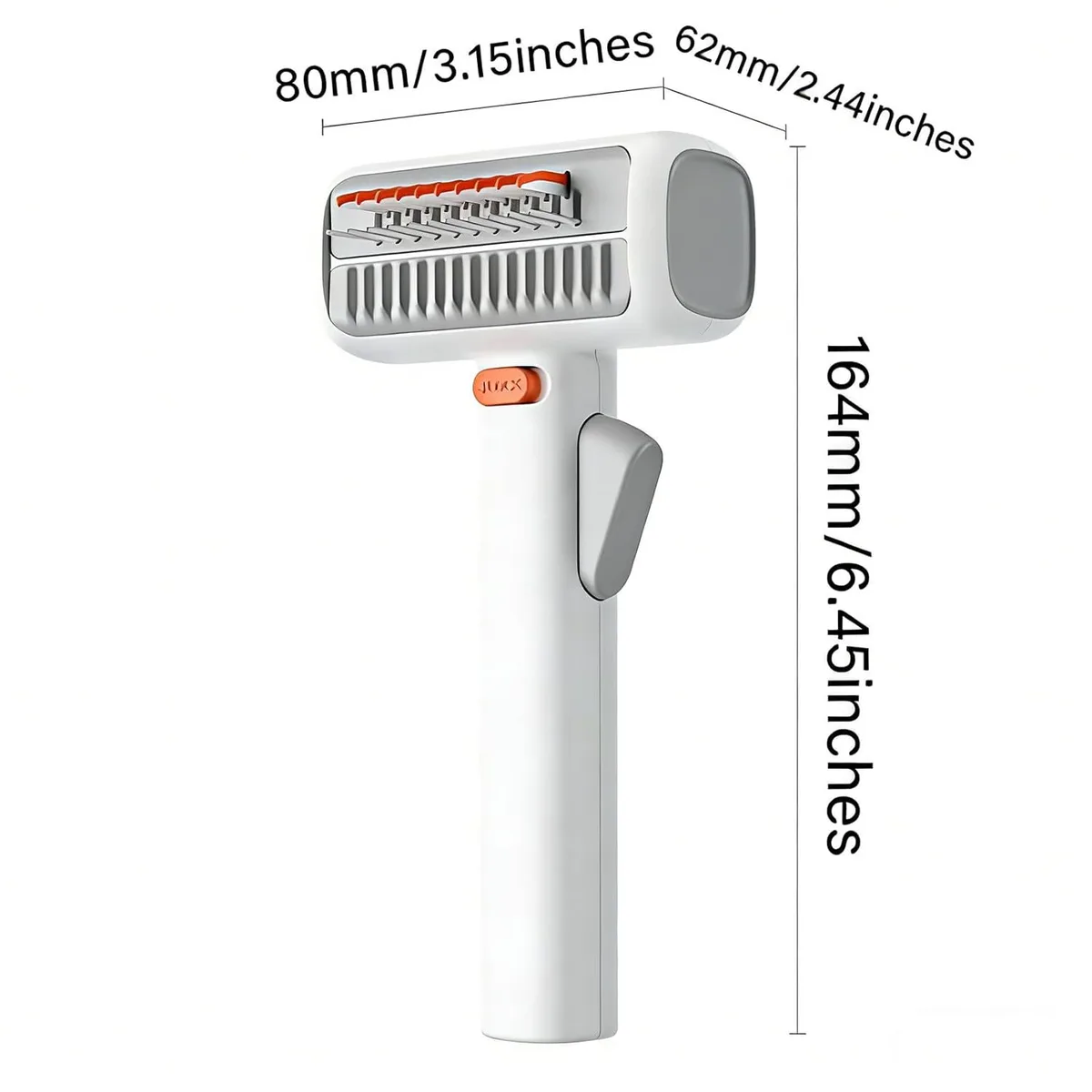 2-in-1 Detangler Comb with One-Click Clean (PB-10) - detail