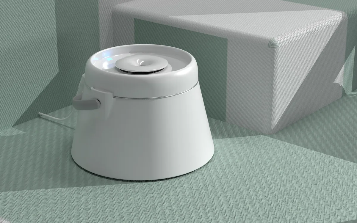 Cat Water Fountain with Stainless Bowl — 2.5L, Custom Colors - detail