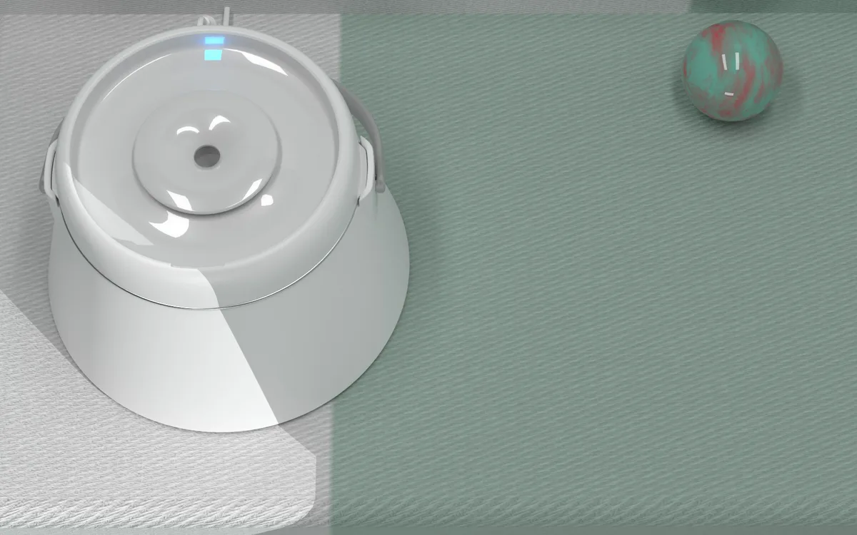 Cat Water Fountain with Stainless Bowl — 2.5L, Custom Colors - detail