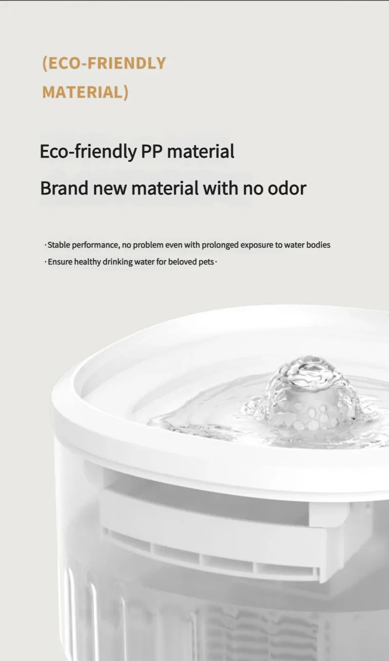 Battery-Powered Circulating Cat Fountain 3L — Bulk Orders - detail