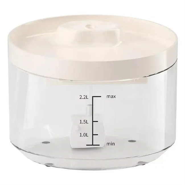 Compact 2.2L Pet Water Fountain, Ultra-Quiet with Filter - detail