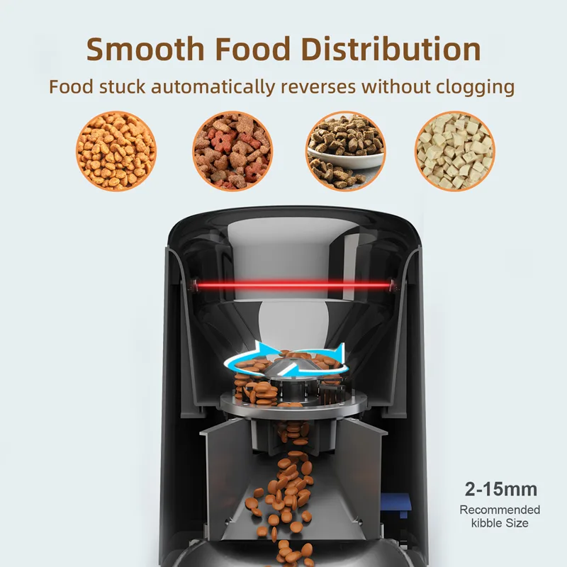 Wholesale Smart Cat Feeder with 1080p Camera — 6L, OEM Ready - detail