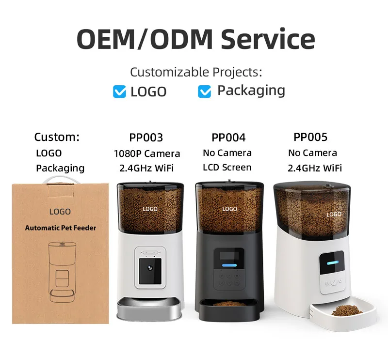 Wholesale Smart Cat Feeder with 1080p Camera — 6L, OEM Ready - detail