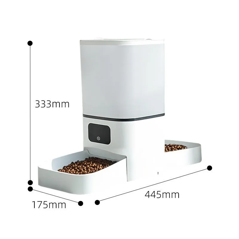 Bulk WiFi Pet Feeder with HD Camera, Voice and Twin Bowls