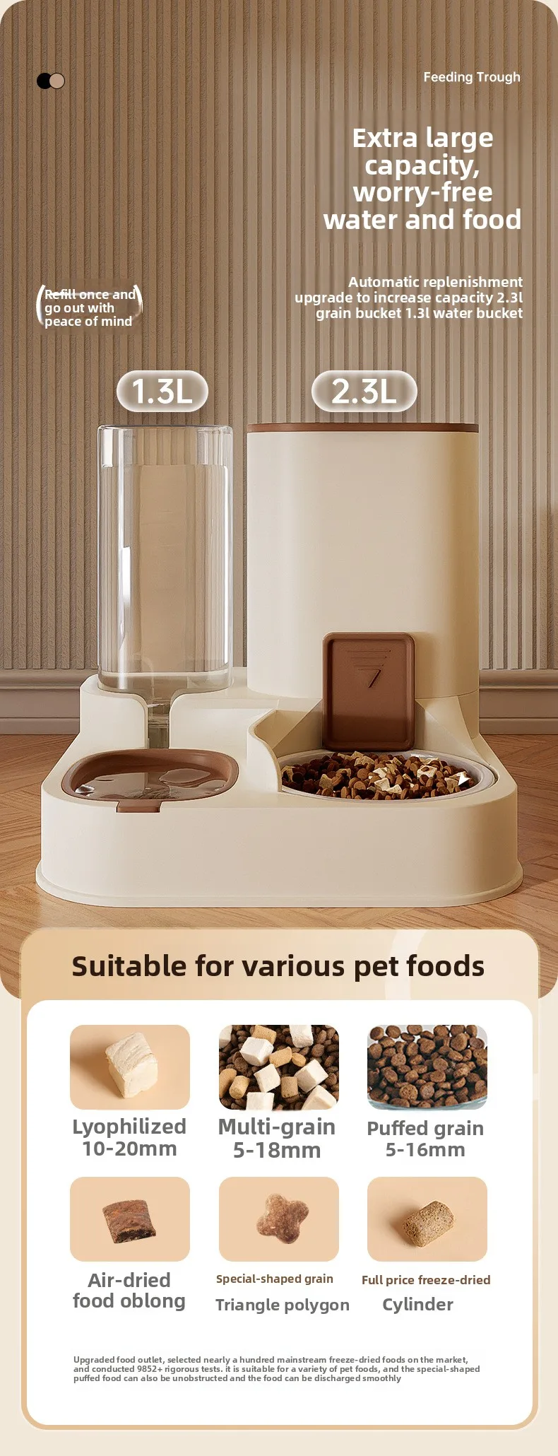 Feeder-Water Combo SKU for Cost-Led Pet Ranges — Wholesale - detail