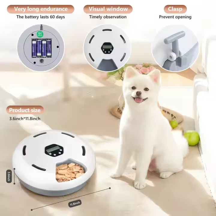 Timed Wet-Food Pet Feeder 2L with Fresh-Keeping Mode — Bulk - detail
