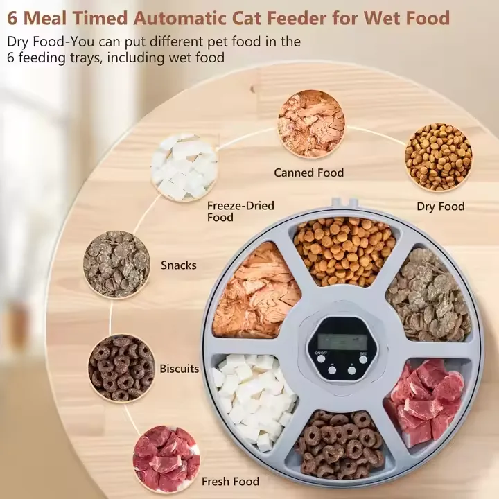 Timed Wet-Food Pet Feeder 2L with Fresh-Keeping Mode — Bulk - detail
