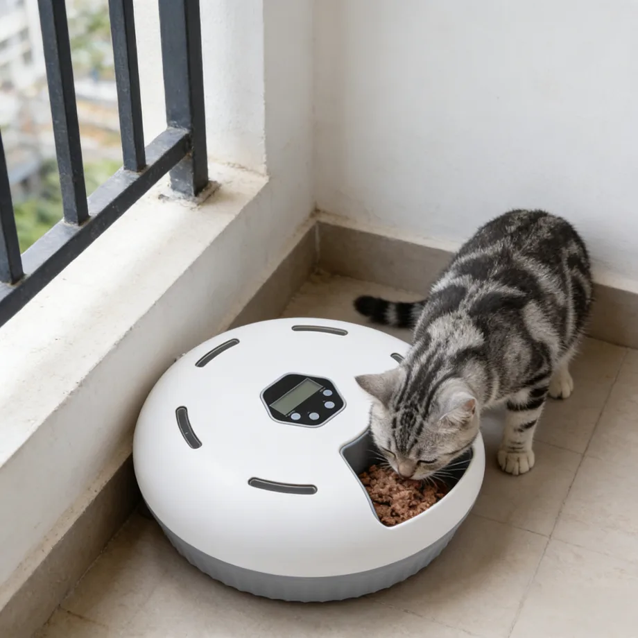 Timed Wet-Food Pet Feeder 2L with Fresh-Keeping Mode — Bulk