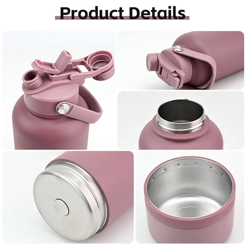 32oz Insulated Pet Travel Bottle, Leak-Proof 3-in-1 Design
