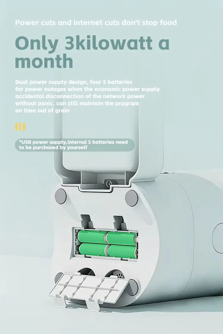App-Controlled 6L Cat Feeder for Scheduled Portions — Wholesale - detail
