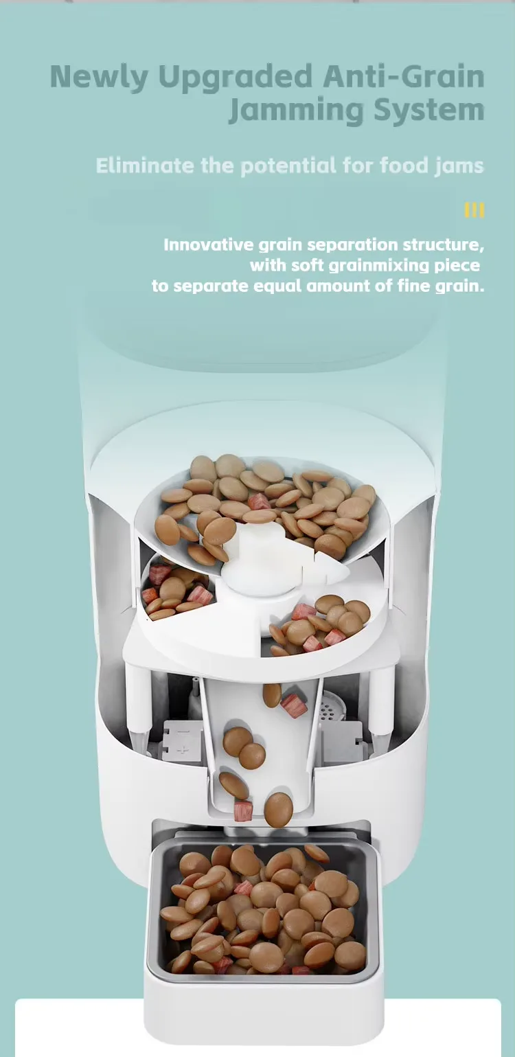 App-Controlled 6L Cat Feeder for Scheduled Portions — Wholesale - detail