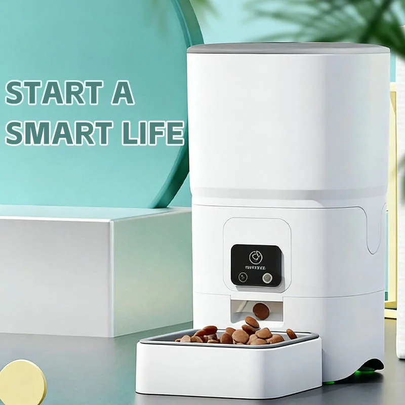 App-Controlled 6L Cat Feeder for Scheduled Portions — Wholesale