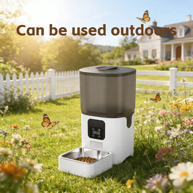 App-Controlled 6L Cat Feeder for Scheduled Portions — Wholesale