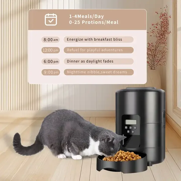 2L Programmable Cat Food Dispenser, Button-Control — Bulk Supply - detail