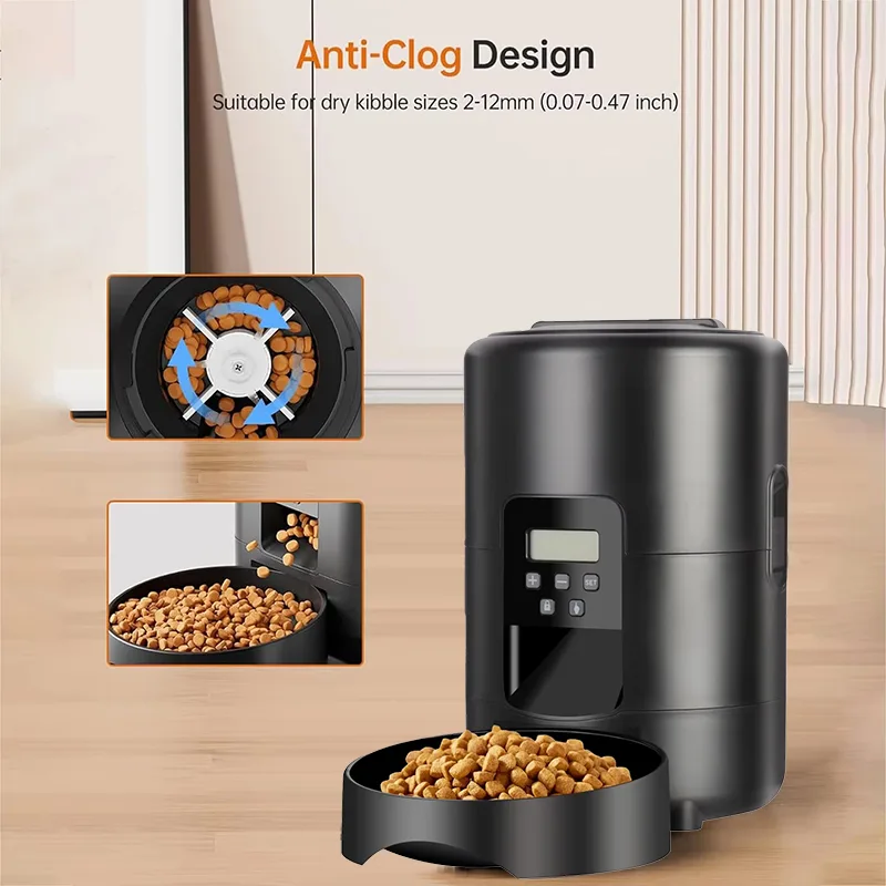 2L Programmable Cat Food Dispenser, Button-Control — Bulk Supply - detail