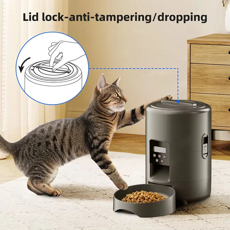 2L Programmable Cat Food Dispenser, Button-Control — Bulk Supply