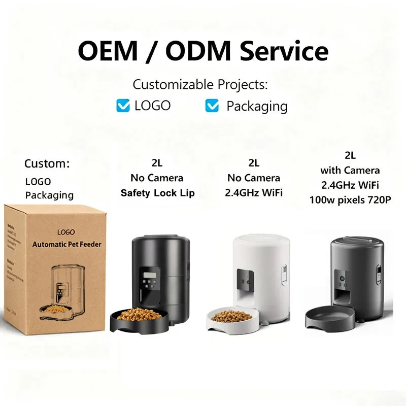 2L Programmable Cat Food Dispenser, Button-Control — Bulk Supply