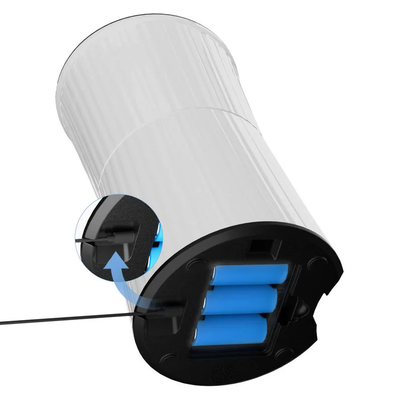 Rechargeable Pet Feeder 4L with Touch Panel and Steel Bowl
