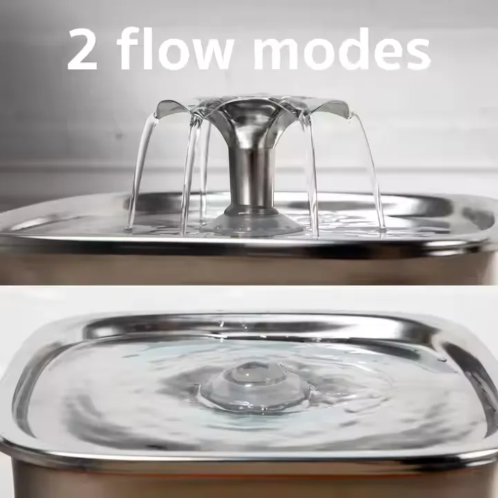 OEM-Ready 2.6L Stainless Cat Water Fountain — Made to Order - detail