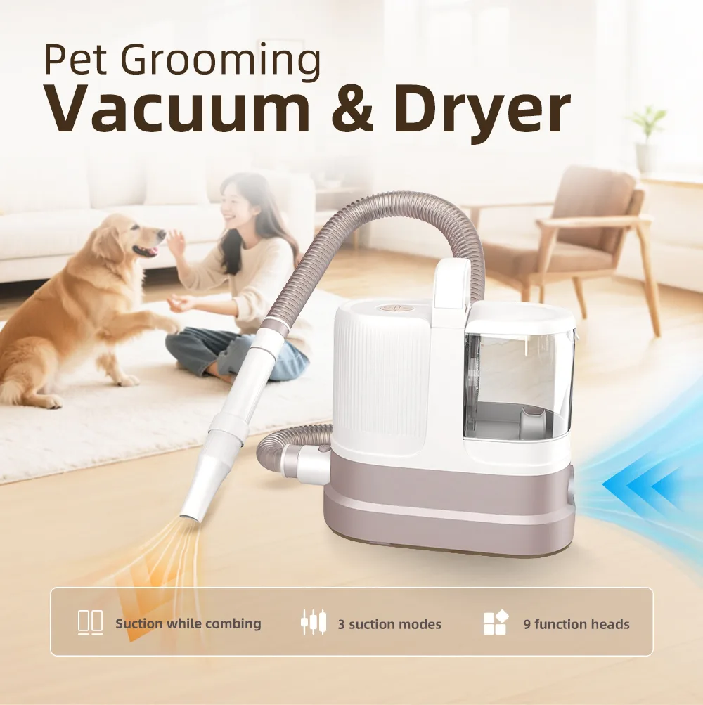 Pet Grooming Vacuum and Dryer Kit, up to 17 kPa (PG-02) - detail