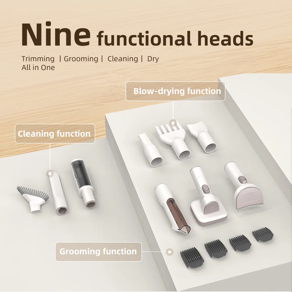 Pet Grooming Vacuum and Dryer Kit, up to 17 kPa (PG-02) - detail