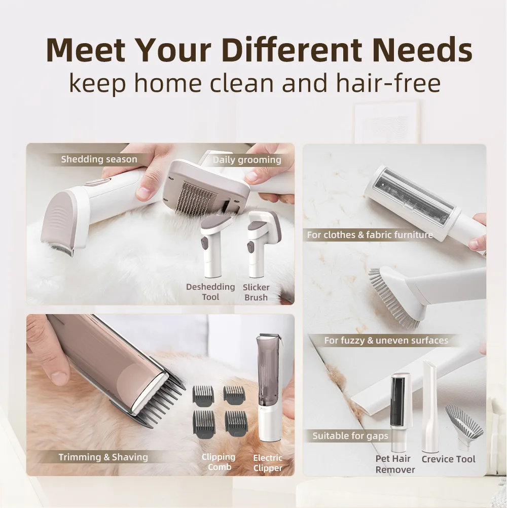 Pet Grooming Vacuum and Dryer Kit, up to 17 kPa (PG-02) - detail
