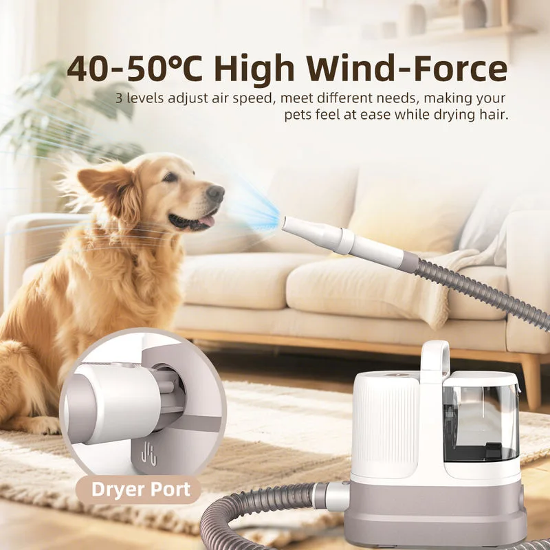 Pet Grooming Vacuum and Dryer Kit, up to 17 kPa (PG-02)