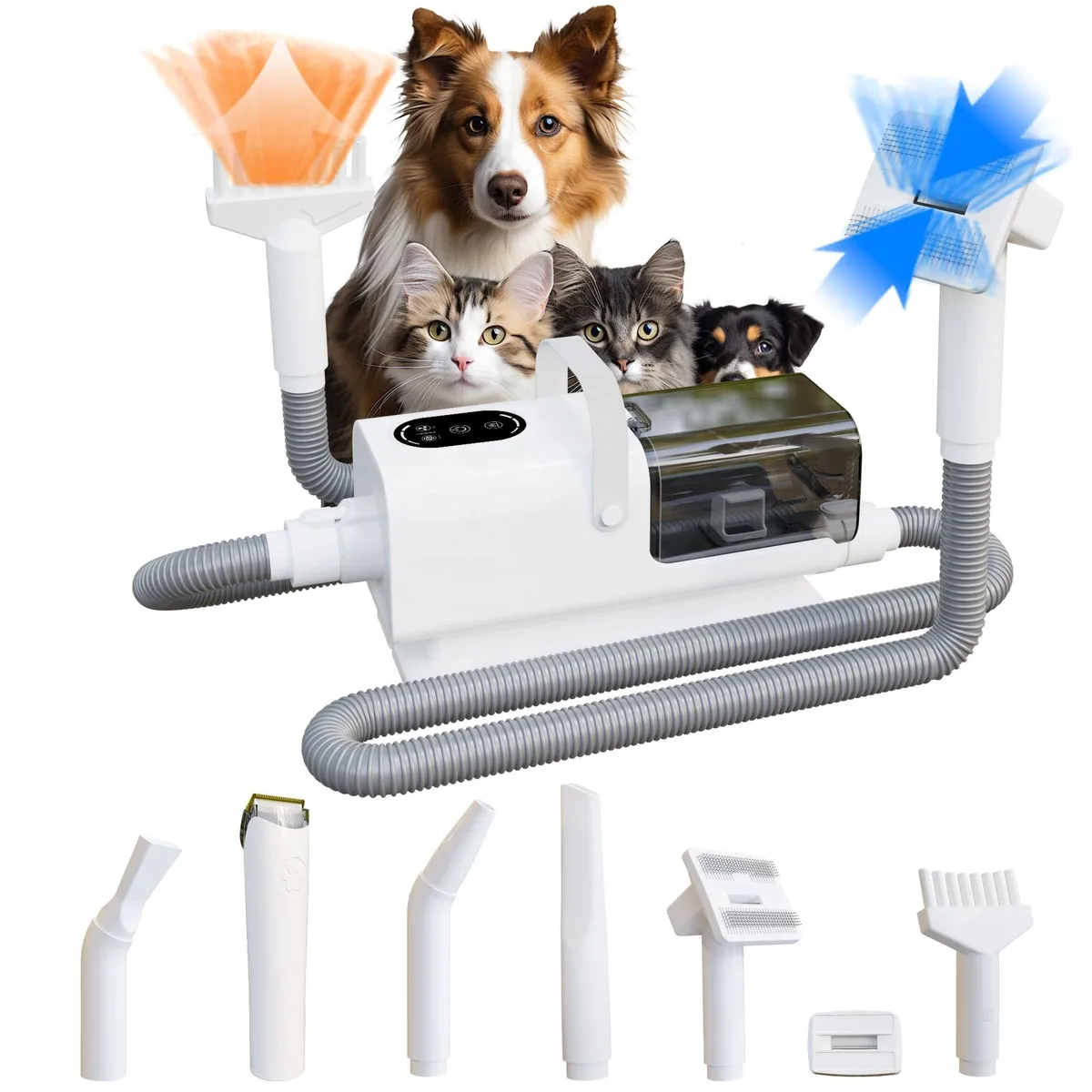 7-in-1 Pet Grooming Vacuum and Clipper Set (PG-04) - detail
